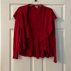 Worthington large bright red sweater